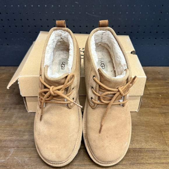 Used W/ Box! Women's UGG Classic Neumel Chestnut Slip On Fall Slippers Size 12 - Picture 3 of 5